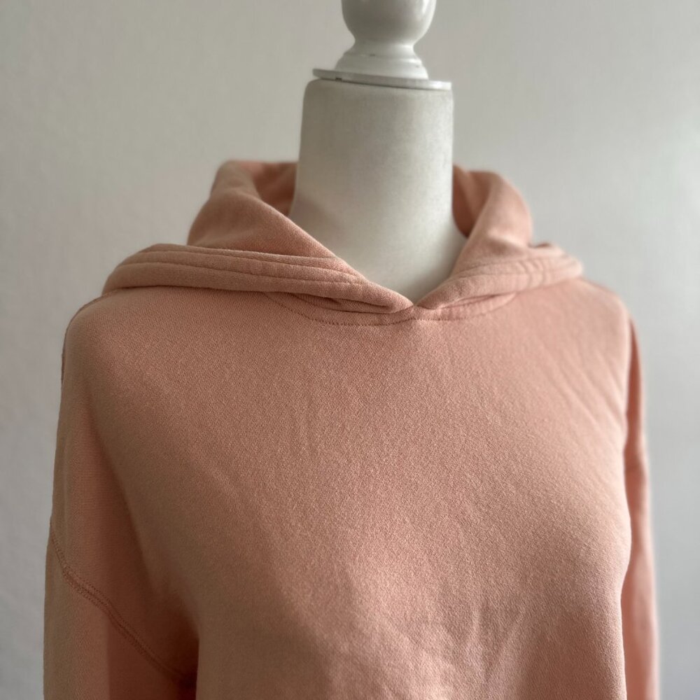 Abercrombie & Fitch Peach Cozy Cropped Hoodie – Size S